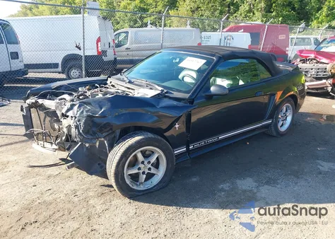 2000 Ford Mustang z USA, uszkodzony, nr VIN 1FAFP4440YF200501